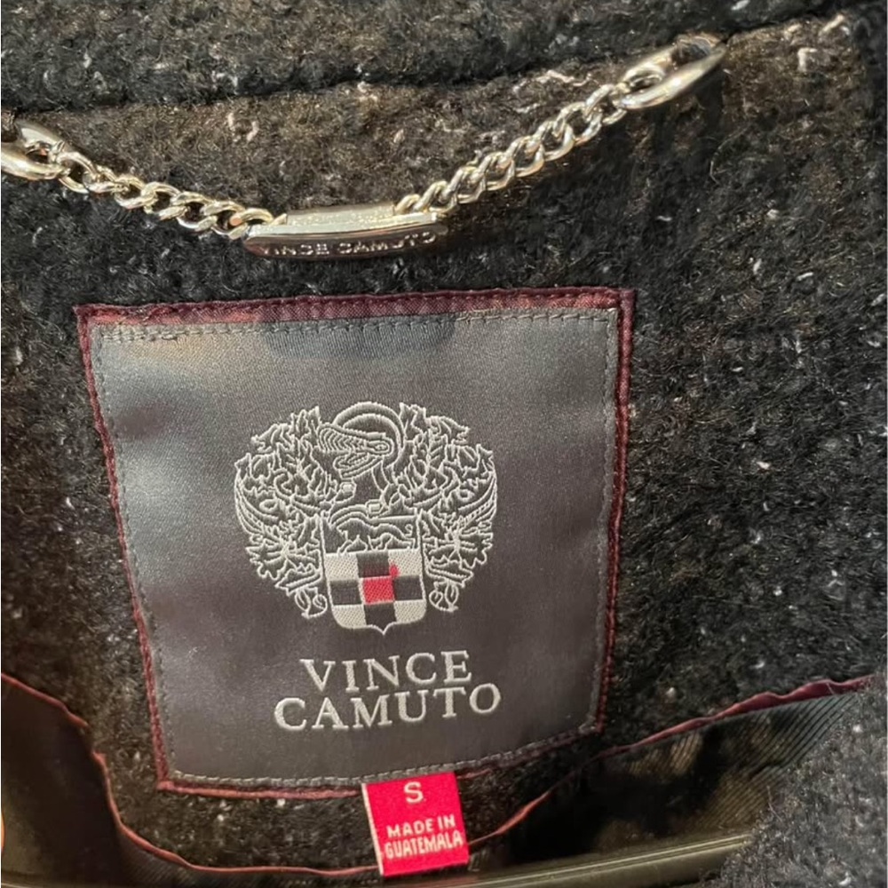NWT Vince Camuto Elegant Black Women's Coat small - Picture 3 of 5